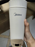 美的（Midea）便攜式電熱水杯 電熱水壺 保溫?zé)?350ml迷你便攜式旅行出差 智能恒溫加熱杯 316L不銹鋼無異味 0.35L 【精準(zhǔn)控溫】MK-DB35X22 曬單實(shí)拍圖