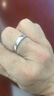 老鳳祥男士戒指銀單身男戒尾戒生日禮物時(shí)尚飾品潮流指環(huán)紀念日送男友 極簡(jiǎn)男戒 曬單實(shí)拍圖