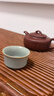 容山堂汝窯功夫茶杯茶碗開(kāi)片青瓷陶瓷建盞品茗杯單杯主人杯功夫茶具 曬單實(shí)拍圖