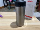 膳魔師（THERMOS）保冷保溫杯400ML高真空不銹鋼商務(wù)辦公保溫杯JCG-400C SBK 曬單實(shí)拍圖
