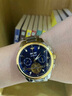勞力士王子瑞士手表男款機械表時(shí)尚夜光防水名牌鏤空飛輪鎢鋼帶男表十大品牌 R3186間金藍面【進(jìn)口機芯】 質(zhì)保終身 40mm 曬單實(shí)拍圖