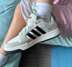 adidas ENTRAP美式校園風運動板鞋少年感復古籃球鞋男女阿迪達斯   白色/黑色/礬土棕   42 曬單實拍圖