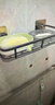 百悍衛生間置物架浴室免打孔掛件廁所洗手間洗漱洗手臺墻角架單層 曬單實(shí)拍圖