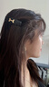 伊黛兒韓系金標H字母倒插梳發(fā)夾女2025新款高端碎發(fā)整理神器高顱頂頭飾 F3528發(fā)梳2件套 曬單實(shí)拍圖