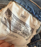 Levi's【商場(chǎng)同款】李維斯501經(jīng)典直筒女士牛仔褲復古顯瘦 藍色 27 (28) 曬單實(shí)拍圖