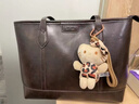 尤克達蒂（yookdd）包包女包托特包輕奢女士休閑包通勤單肩斜挎包生日禮物送女友老婆 托特包【咖啡色無(wú)掛件】 曬單實(shí)拍圖