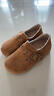 鹿季復古加絨勃肯鞋女2025秋冬季新款懶人一腳蹬休閑配裙子低幫小單鞋 棕色 38 曬單實(shí)拍圖