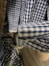 三彩【100棉】獨醒2025秋季新款格紋襯衫長(cháng)袖翻領(lǐng)寬松襯衣休閑F 曬單實(shí)拍圖