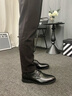 七匹狼高端商務(wù)皮鞋男士秋季透氣頭層真牛皮鞋子男正裝鞋內增高男士婚鞋 黑色 四季款 42 碼 曬單實(shí)拍圖