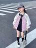 迪士尼女童冬裝外套2025新款洋氣棉衣大童冬季短款棉服兒童秋冬款羽絨服 黑 升級加厚款 130cm 曬單實(shí)拍圖