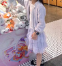 戴維貝拉（DAVE＆BELLA）女童半裙套裝2025新款秋裝小香風(fēng)兒童外套洋氣小童兩件套寶寶衣服 紫粉色【現(xiàn)貨】 80 cm（建議身高73-80cm） 曬單實(shí)拍圖