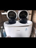 美的（Midea）分區洗波輪迷你洗衣機 MNBB10VH70E 內衣洗衣機小型嬰兒懶人洗衣機 雙子座 同洗同脫 國家補貼 曬單實(shí)拍圖