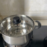 304不銹鋼湯鍋加厚雙耳家用蒸煮泡面小鍋蒸鍋專(zhuān)用燃氣電磁爐煮鍋 【0涂層304不銹鋼】 24cm 曬單實(shí)拍圖