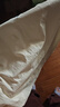 名創(chuàng)優(yōu)品（MINISO）短袖男純棉休閑寬松夏季圓領(lǐng)百搭青少年潮流半袖t恤 淺米 2XL 曬單實(shí)拍圖