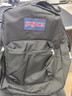 JANSPORT杰斯伯雙肩包男背書(shū)包女學(xué)生校園電腦包 47LW008 爵士黑 曬單實(shí)拍圖