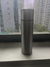 膳魔師（THERMOS）鈦杯辦公保溫杯車(chē)載便攜水杯商務(wù)禮盒團購定制生日禮物TCTE 【單杯禮盒】太空灰 500ml 曬單實(shí)拍圖