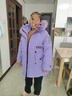 鴨鴨（YAYA）羽絨服女2025冬季中長(cháng)款大毛領(lǐng)加厚保暖外套休閑時(shí)尚連帽派克服女 曬單實(shí)拍圖