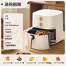 美的（Midea）空氣炸鍋免翻面 易用旋鈕 家用實(shí)用大容量5.3L 多功能全自動(dòng) 蒸烤炸一體 金屬內腔  MF-KZE535J5 曬單實(shí)拍圖