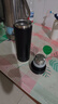 花間道燜茶杯保溫杯男士大容量泡茶杯白茶悶泡杯車(chē)載茶水杯420ml烏金黑 曬單實(shí)拍圖