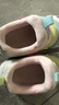 361°兒童學(xué)步鞋25冬男女童軟彈毛毛蟲(chóng)鞋加絨保暖運動(dòng)寶寶棉鞋 粉25 曬單實(shí)拍圖