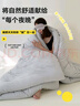 南極人被子 春秋四季被單人學(xué)生宿舍被芯棉被空調被5斤 150*200cm灰色  曬單實(shí)拍圖