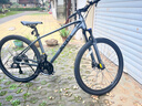 喜德盛山地自行車(chē)黑客700鋁合金車(chē)架24速變速油壓碟剎運動(dòng)健身休閑單車(chē) 灰/黑（2026款） 17寸（適合身高170-185cm） 曬單實(shí)拍圖