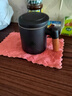 京東京造茶杯便攜式黑陶茶泡茶壺茶杯功夫茶具辦公杯隨身茶壺容量400ml 曬單實(shí)拍圖