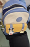 迪士尼（Disney）兒童書(shū)包幼兒園女孩一年級草莓熊輕便男女童可愛(ài)背包st80264藍色 曬單實(shí)拍圖