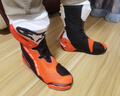 AlpinestarsSupertech R a星摩托騎行靴賽道機車(chē)透氣比賽防摔鞋 黑白紅熒光41 曬單實(shí)拍圖