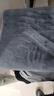 迪加倫  汽車(chē)坐墊冬季毛絨坐墊仿瀨兔毛短絨座墊通用型辦公椅墊子冬天車(chē)載家用小車(chē)單片小方墊 灰色 三件套  曬單實(shí)拍圖