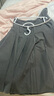 優(yōu)衣庫女裝寬褶中裙/半身裙裙子25秋冬新款479916 08 深灰色 XL /165/76A 曬單實(shí)拍圖