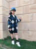 G.DUCKKIDS女童針織開(kāi)衫毛衣春秋2025新款洋氣大童兒童裝中長(cháng)款秋裝毛線(xiàn)外套 藏青色 160 建議13-14歲 曬單實(shí)拍圖