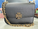 湯麗柏琦（Tory Burch）BRITTEN女包單肩斜挎包鏈條包 TB140987-001禮物 曬單實(shí)拍圖