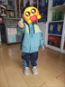 G.DUCKKIDS小黃鴨男童秋裝套裝男孩沖鋒衣兒童4春裝5中大童運動(dòng)服外套兩件套 綠色加絨款 120 cm 曬單實(shí)拍圖