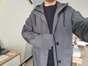 皮爾卡丹（pierre cardin）品牌中長(cháng)款風(fēng)衣男士2025春秋季新款感潮流休閑連帽夾克外套男 192213灰色 M 170 曬單實(shí)拍圖