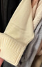 三彩2025冬季新款純色毛衣半高領(lǐng)針織衫插肩袖寬松毛衫簡(jiǎn)約M 奶白色預售[付款15天內]發(fā) S 155/80A 曬單實(shí)拍圖