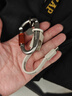異澤（EGIOZR）雙頭type-c數據線(xiàn)短USB4雷電4雙C口高速硬盤(pán)傳輸iphone17充電線(xiàn)ctoc蘋(píng)果手機快充240W超短便攜掛扣 時(shí)光旅者短線(xiàn)全功能鑰匙扣掛繩充電寶（復古黃白色） 80Gbp 曬單實(shí)拍圖