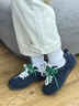 飛躍官方女鞋德訓鞋女2025冬季新款百搭輕便休閑鞋子女 深藍色 37 曬單實(shí)拍圖