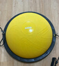朗威波速球半圓平衡球瑜伽球加厚防爆普拉提瑜伽訓練器速度球健身器材 黃色-58cm 曬單實(shí)拍圖