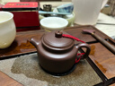紫來(lái)順宜興正宗紫泥茶壺紫砂泡茶壺底槽清德鐘壺高檔功夫茶具送長(cháng)輩禮品 底槽清德鐘壺 220ml 曬單實(shí)拍圖