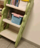 幼貝臣兒童玩具收納架多層家用寶寶置物架玩具箱儲物架組合分類(lèi)整理神器 大號至尊版-收納架+展示臺-綠色 曬單實(shí)拍圖