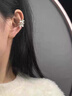 Lnieer許我耀眼趙露思許妍同款花朵紋理耳環(huán)女無(wú)耳洞耳骨夾高級耳釘耳飾 【銀色】花朵紋理耳骨夾【趙露思同款】 曬單實(shí)拍圖