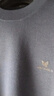 報喜鳥(niǎo)圓領(lǐng)可機洗羊毛衫男士時(shí)尚直筒打底針織毛衣KEBY243022U碳灰52 曬單實(shí)拍圖