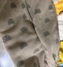 嘟嘟家【柔軟厚實(shí)】?jì)和澴忧锒罴咏q寶寶冬裝嬰兒保暖褲女童男童棉褲 綠色恐龍 90 曬單實(shí)拍圖