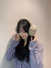 CACUSS耳罩女毛絨保暖耳捂子騎行護耳防寒防凍耳暖可折疊耳套 卡其 曬單實(shí)拍圖