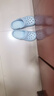 名創(chuàng  )優(yōu)品（MINISO）洞洞鞋男女夏季外穿沙灘涼鞋防滑厚底踩屎感包頭涼拖鞋 藍36-37 曬單實(shí)拍圖