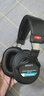 承策 適用索尼SONY MDR-7506 7510耳罩MDR-M1 MDR-V6 CD900ST頭戴式耳機套MSR7耳機罩舒適海綿墊配件 黑色小羊皮耳套一對【真皮款】 曬單實(shí)拍圖