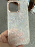 掌上盟主 適用iPhone 15手機殼閃粉貝殼紋蘋(píng)果15Pro手機套新款15plus高顏值15proMax簡(jiǎn)約防摔高級保護殼 透白-【四角防摔*閃粉貝殼紋】 iPhone 15Promax 曬單實(shí)拍圖