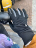 李寧騎行手套冬季保暖加絨男女士防風(fēng)寒電動(dòng)自行車(chē)運動(dòng)觸屏皮滑雪防凍 曬單實(shí)拍圖