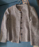 素訂女裝原創(chuàng  )品牌旗艦店2025新款高級感小香風(fēng)粗花毛呢立領(lǐng)短外套秋季 卡其色 L 曬單實(shí)拍圖